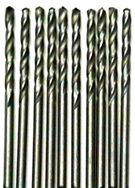 HSS-Bohrer 0,7 mm, DIN 338, Typ N, rechts |
zylindrisch, Abgabemenge = Tüten zu je 10 Stück (Preis pro Stück)