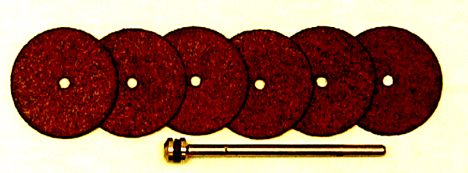 6 Trennscheiben 22 mm |
mit 2,35-mm-Mandrell
- Made in Germany -