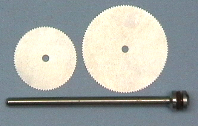Kreissägeblätter 12+19 mm |
mit 2,35-mm-Mandrell 
- Made in Germany -