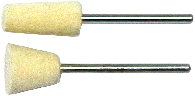 2 Filzpolierstifte mit 2,35-mm-Schaft |
- Made in Germany -
