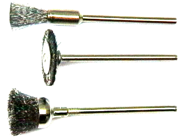 3 Stahlbürsten mit 2,35-mm-Schaft |
- Made in Germany -