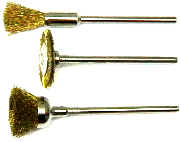 3 Messingbürsten mit 2,35-mm-Schaft |
- Made in Germany -
