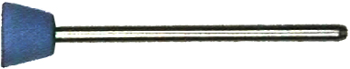 Silikonpolierstift Kegel umgekehrt | 
mit 2,35-mm-Schaft
- Made in Germany -