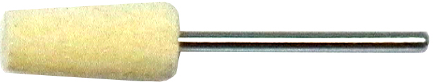 Filz-Polierer konisch mit 2,35-mm-Schaft |
- Made in Germany -