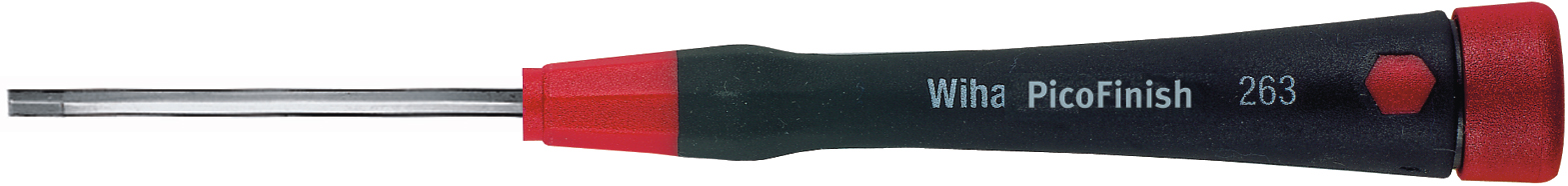 Sechskantdreher 0,9 x 40 mm = 0,035", WIHA 42421 |
CV-Molybdän, WIHA - Made in Germany -