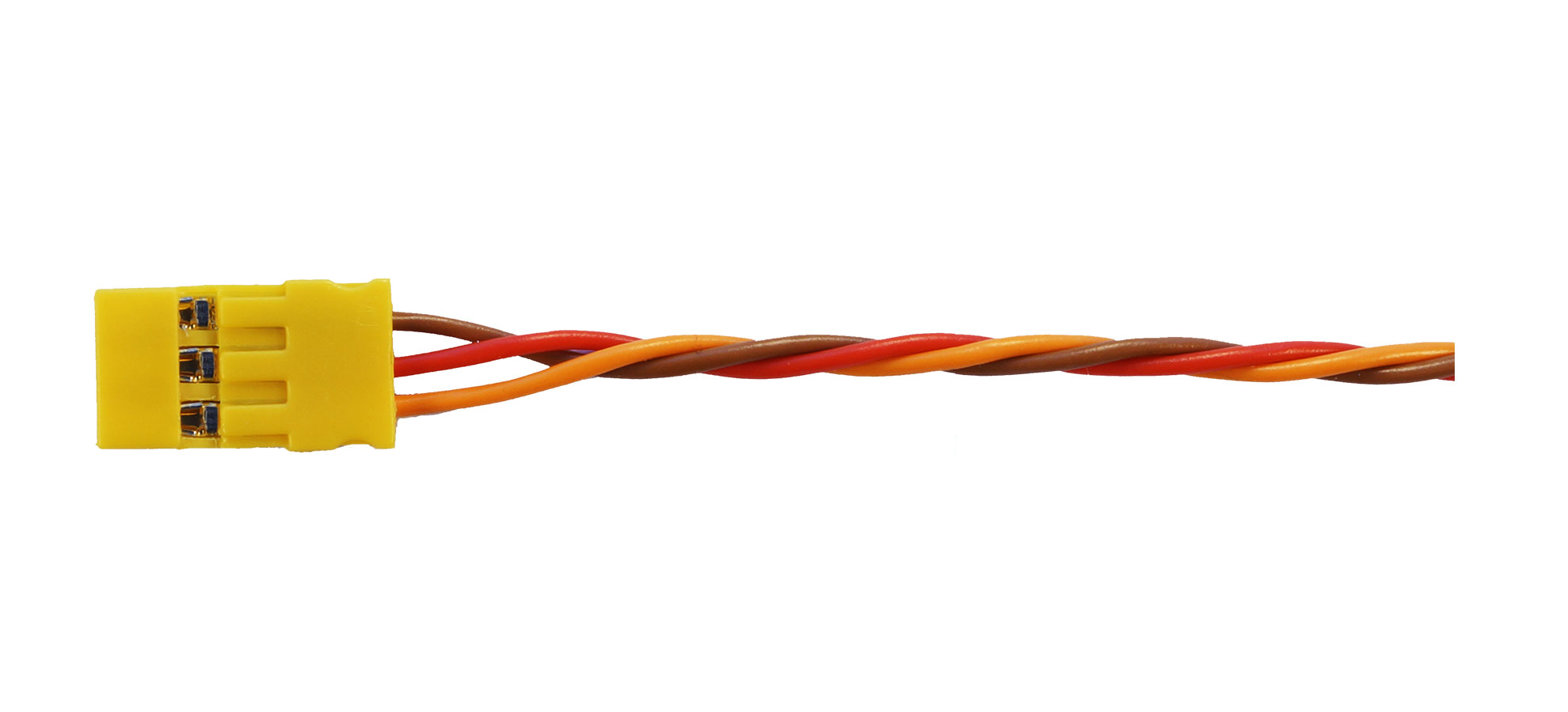 MPC254 Servoanschlusskabel JR, 300 mm |
0,14 mm², PVC, 300 mm, verdrillt, verpackt
Muldental Power Cable mit MPC254
- Made in Germany -