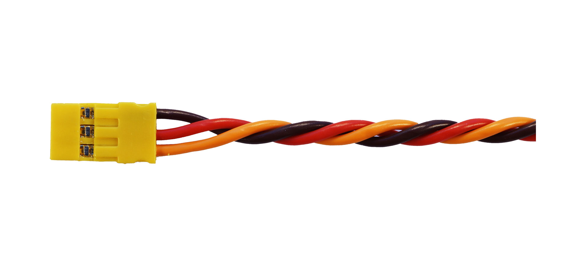 MPC254 Servoanschlusskabel JR, 1000 mm |
0,34 mm², PVC, 1000 mm, verdrillt, verpackt
Muldental Power Cable mit MPC254
- Made in Germany -