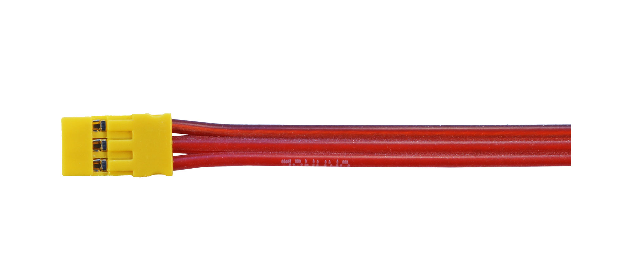 MPC254 Servoanschlusskabel JR, 300 mm |
0,25 mm², Silikon, 300 mm, flach, verpackt
Muldental Power Cable mit MPC254 
- Made in Germany -
