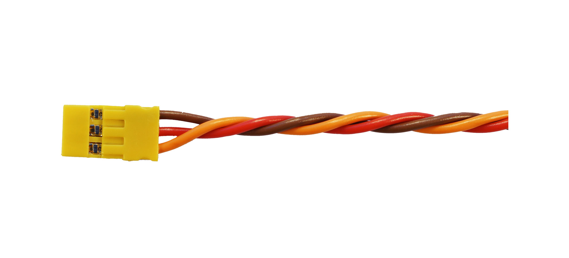 MPC254 Servoanschlusskabel JR, 300 mm |
0,25 mm², PVC, 300 mm, verdrillt, lose
Muldental Power Cable mit MPC254
- Made in Germany -