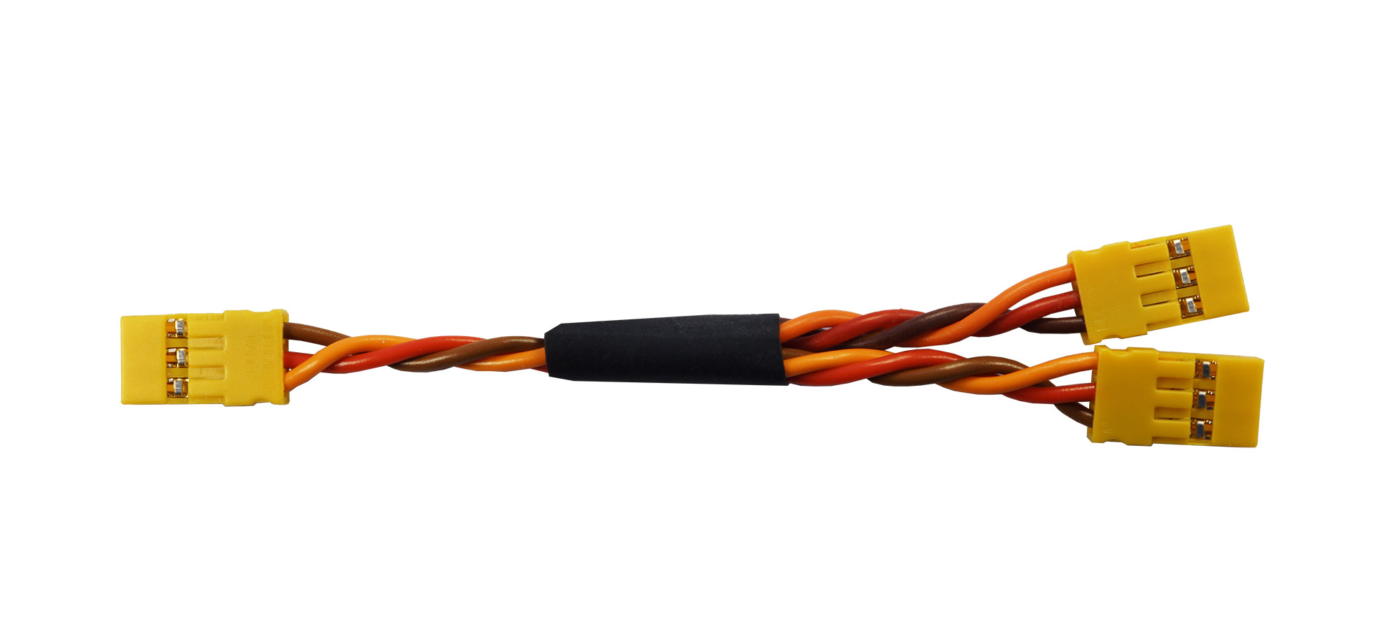 MPC254 Servo-Y-Kabel JR, 3 x female |
0,34 mm², PVC, 100 mm, verdrillt, lose
Muldental Power Cable mit MPC254
- Made in Germany -