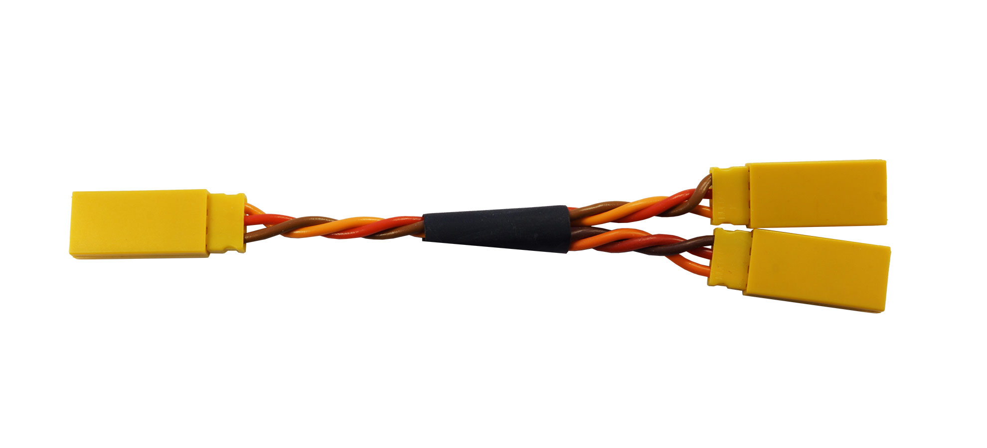 MPC254 Servo-Y-Kabel JR, 3 x male |
0,34 mm², PVC, 100 mm, verdrillt, lose
Muldental Power Cable mit MPC254
- Made in Germany -