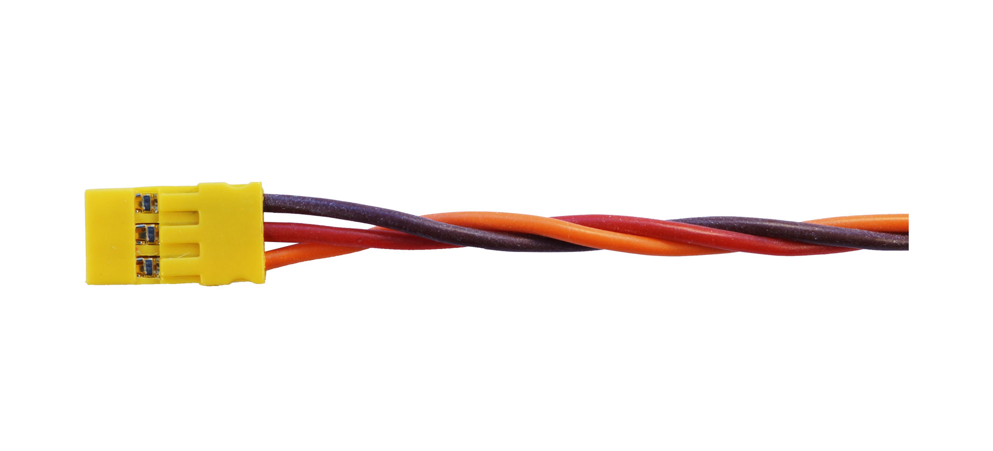 MPC254 Servoanschlusskabel JR, 300 mm |
0,35 mm², Silikon, 300 mm, verdrillt, lose
Muldental Power Cable mit MPC254
- Made in Germany -
