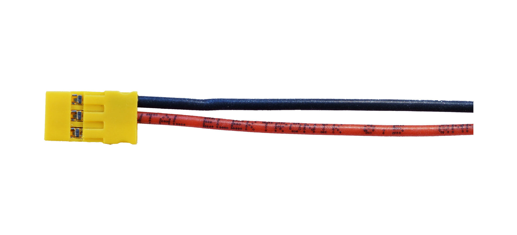 MPC254 Empfängerakkuanschlusskabel | 
JR, 300 mm, 0,5 mm², SIL, lose
Muldental Power Cable mit MPC254
- Made in Germany -
