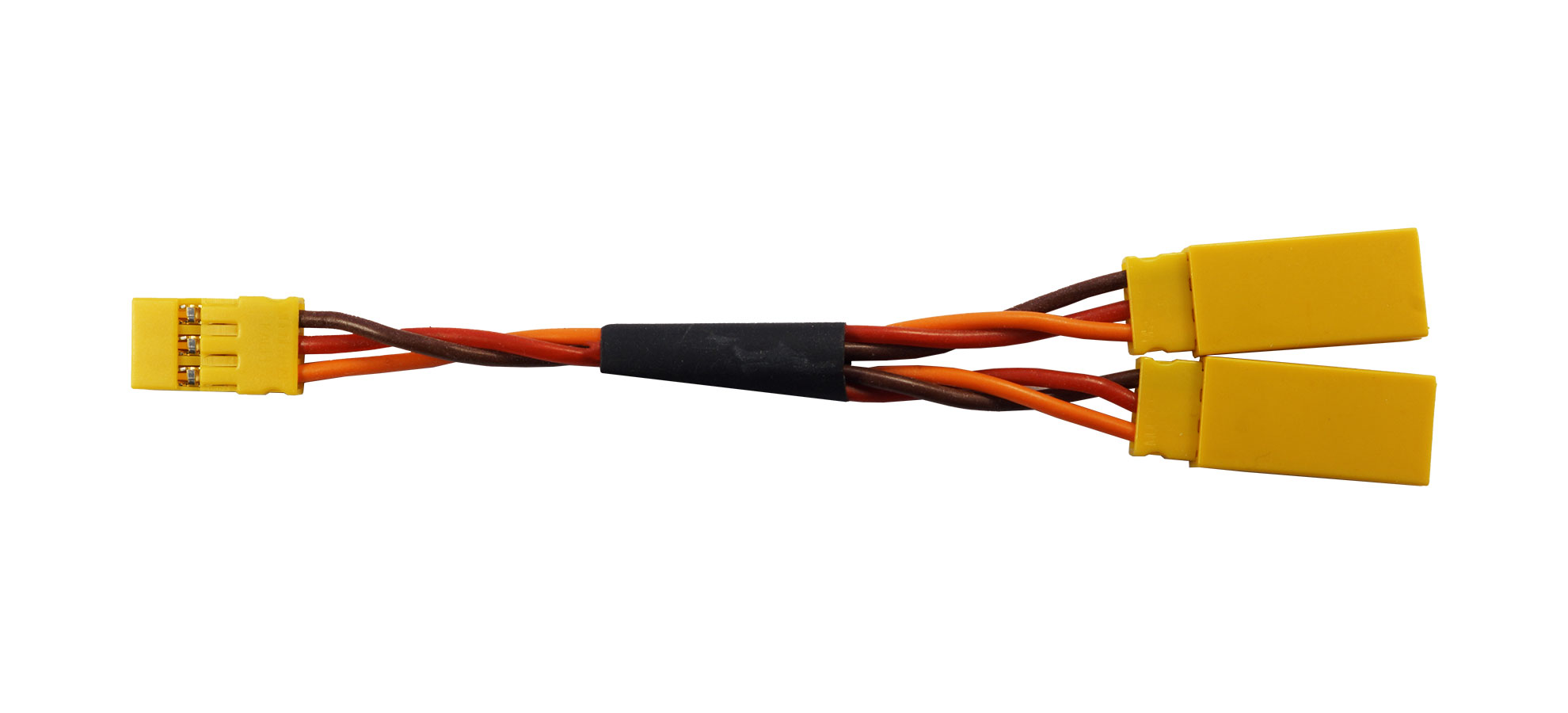 MPC254 Servo-Y-Kabel JR, 120 mm |
0,34 mm², Silikon,verdrillt, lose
Muldental Power Cable mit MPC254
- Made in Germany -