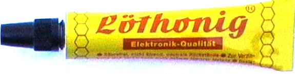 Löthonig, 7,5 g Tube |
- Made in Germany -
