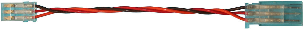 Verlängerungskabel JR mit Futabakupplung |
75 cm, vergoldete Kontakte,
0,38 mm², versilberte PTFE-Litze, lose
- Made in Germany -