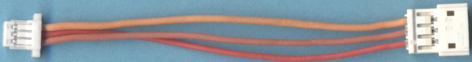 Adapterkabel SH-Buchse |
auf ZH-Stecker, 5cm
nur 0,39 g, 0,08 mm², 
Silikonlitze, lose
- Made in Germany -
