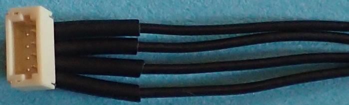 Akkugegenkabel JST-SH,4-pol. Stecker |
10 cm, 0,08 mm², Silikonlitze, lose