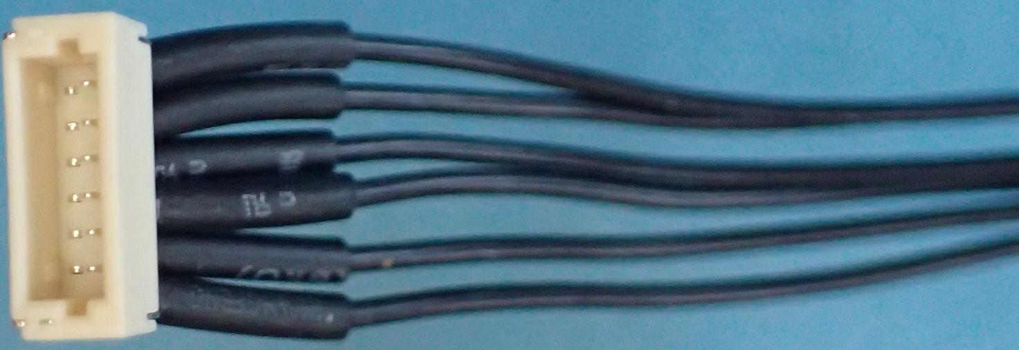 Akkugegenkabel JST-SH,6-pol. Stecker |
10 cm, 0,08 mm², Silikonlitze, lose
