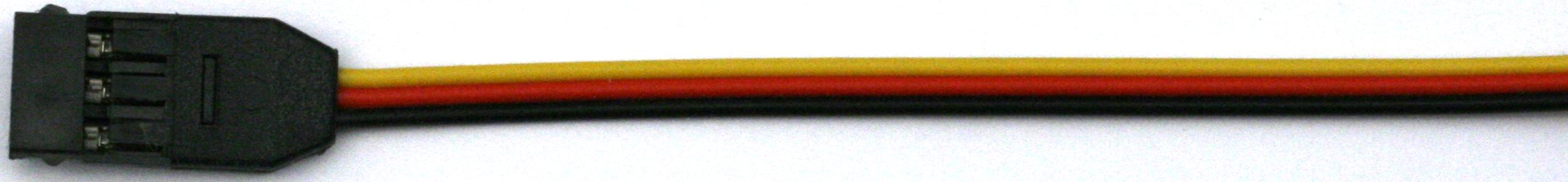 Servoanschlusskabel Conrad, 30 cm |
0,14 mm², PVC-Litze, flach, lose
- Made in Germany -