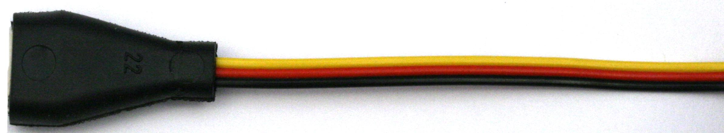 Servogegenkabel Conrad, 30 cm |
0,25 mm², PVC-Litze, flach, lose
- Made in Germany -