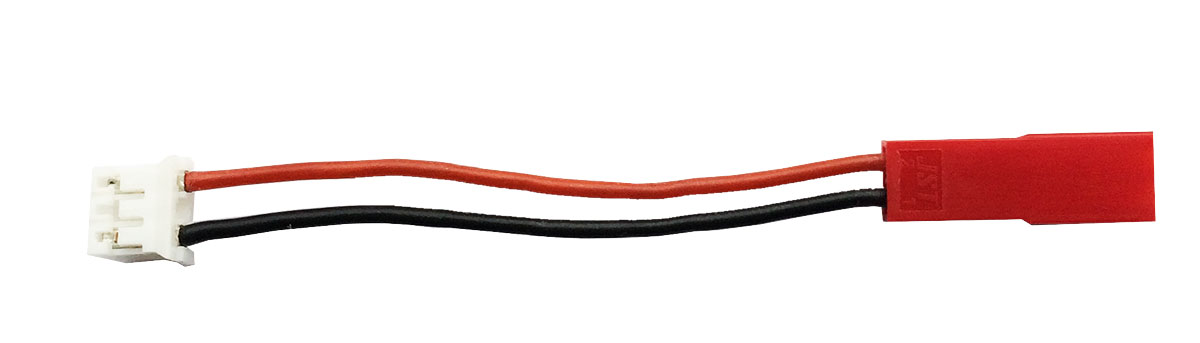 Adapterkabel BEC-Stecker |
auf 3-pol. PH-Buchse, 6 cm,
0,25 mm², Silikonlitze, lose
- Made in Germany -