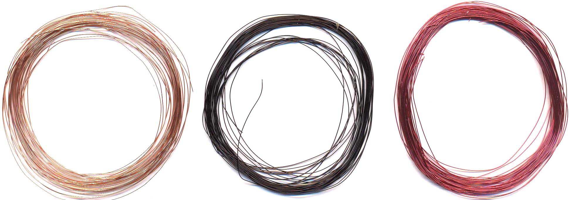 Servolackdraht rot, schwarz, klar |
D = 0,2 mm, 0,031 mm², lötbar, 0,52 Ohm/m|
Strom: 0,7/1,0A, Länge: je 5 m, PE-Beutel
- Made in Germany -
max.: 48 V, 0,7 A