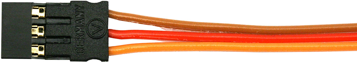 Servoanschlusskabel JR, 30 cm |
0,14 mm², PVC-Litze, flach, verpackt
- Made in Germany -