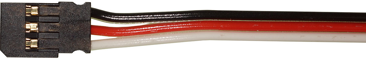 Servoanschlusskabel Futaba, 100 cm |
0,25 mm², PVC-Litze, flach, verpackt
- Made in Germany -