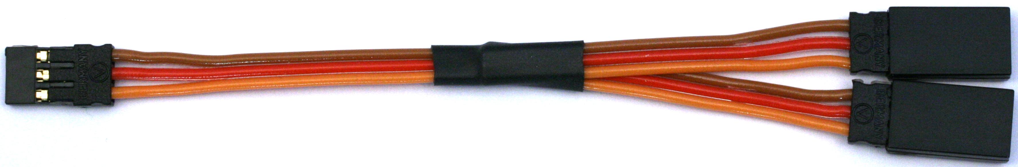 Servokabel (JR-, Unikabel), einzeln verpackt|Y-Kabel Standard, verpackt1