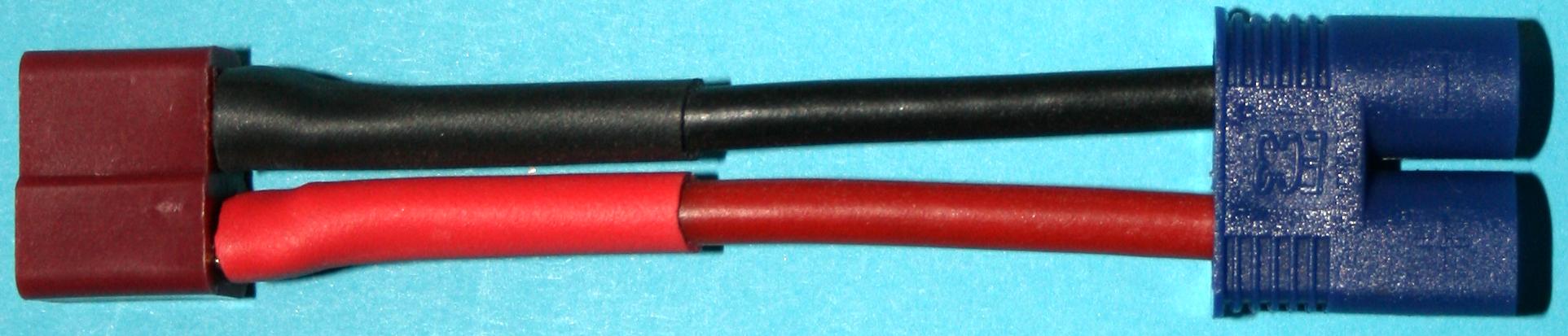 Adapterkabel T-Buchse auf EC3-Stecker |
4 cm, 2,50 mm², Silikonlitze, verpackt