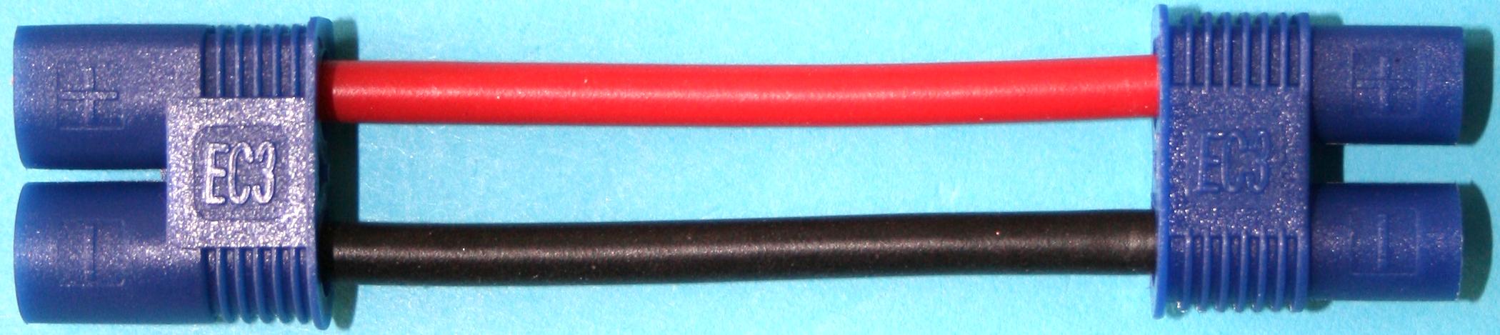 Adapterkabel EC3-Stecker auf EC3-Buchse |
5 cm, 2,50 mm², Silikonlitze, verpackt