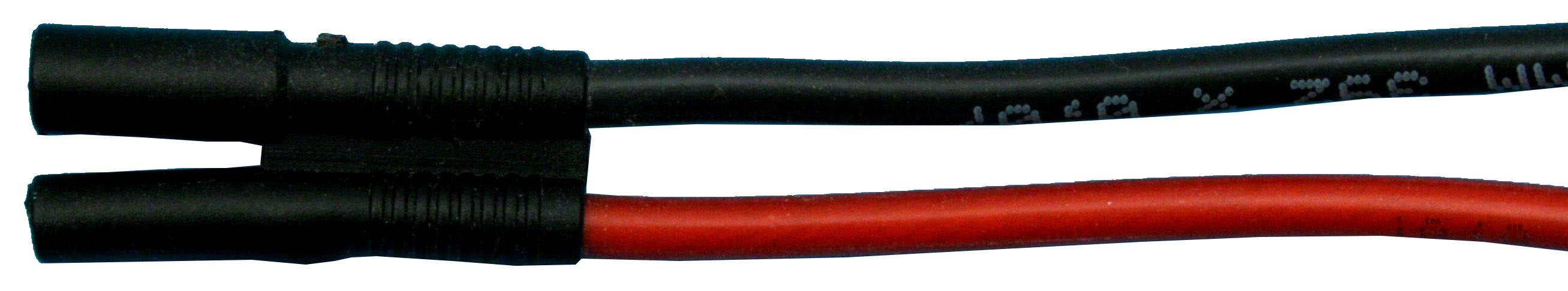 Akkugegenkabel mit 2 mm Goldsteckverb. |
1,5 mm², Silikonlitze, 30 cm, verpackt, 
- Made in Germany -