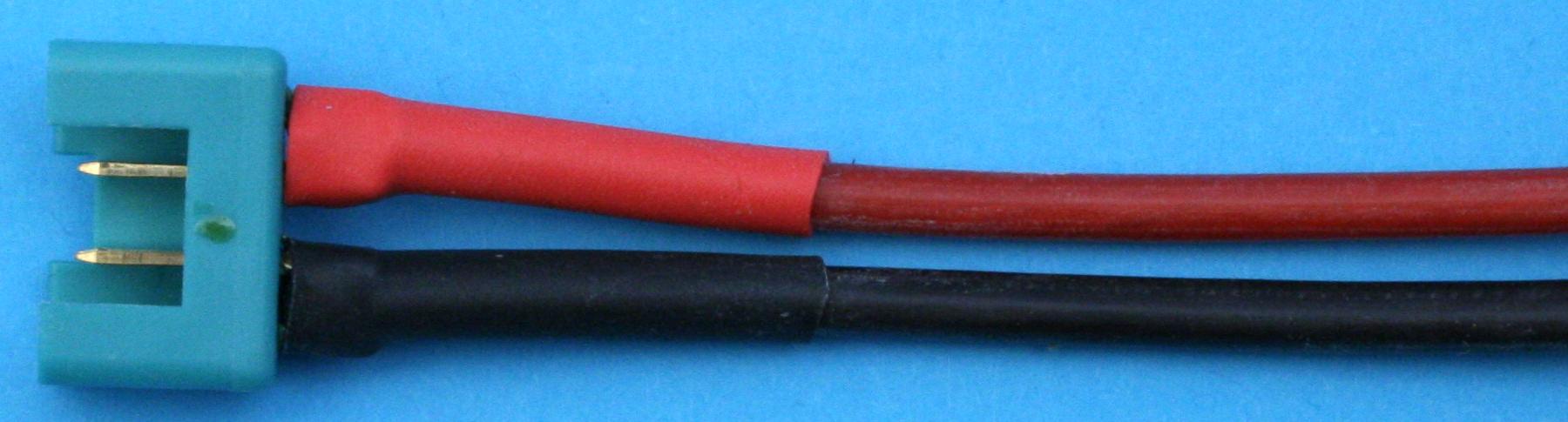 Steckerkabel zum Doppelkontaktakkukabel |
2,5 mm², Silikonlitze, 30 cm, verpackt, 
- Made in Germany -