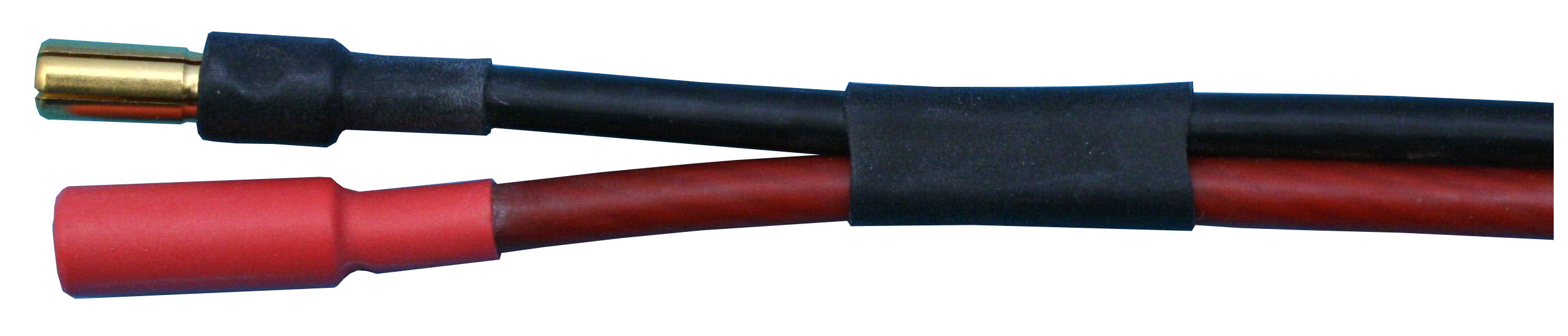 Akkugegenkabel mit 5,5 mm |
Goldsteckverb., 
6,0 mm², Silikonlitze, 30 cm, verpackt, 
GEHÄRTETE KONTAKTE!
- Made in Germany -