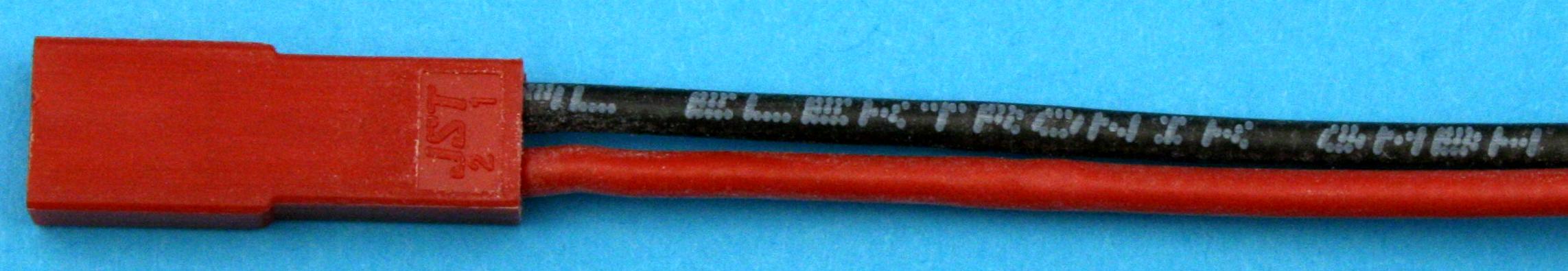 Akkugegenkabel BEC |
0,5 mm², Silikonlitze, 30 cm, verpackt, 
- Made in Germany -