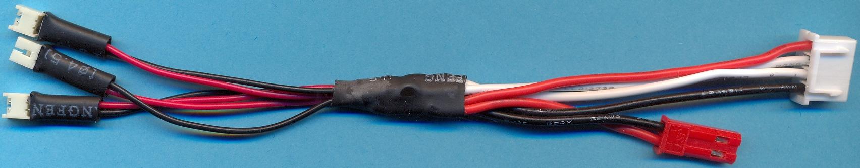 Ladeadapter für 3 MSR/MCP-1-S-Akkus |
0,25 mm², PVC, 15 cm, verpackt
XH-Anschluss