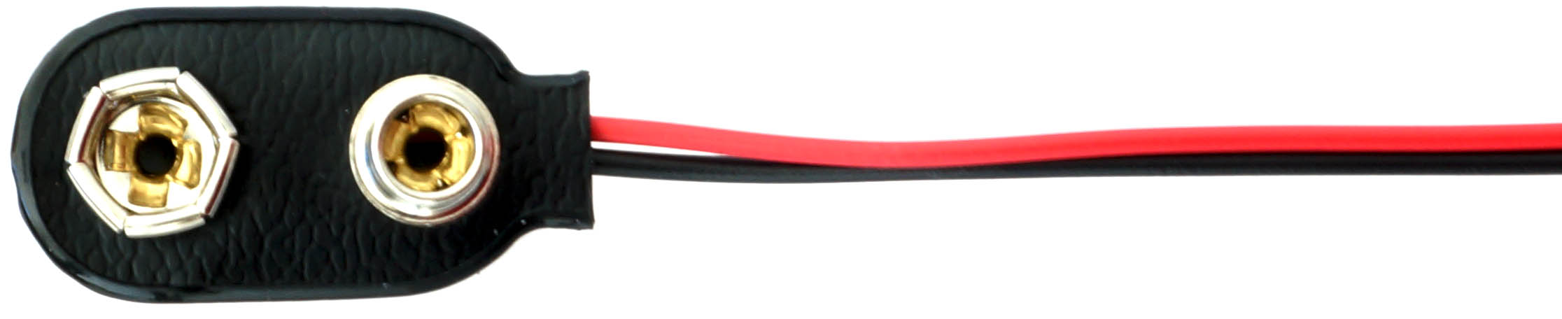 9 Volt Anschlussclip I-Form |
0,14 mm², PVC, 9 cm, verpackt