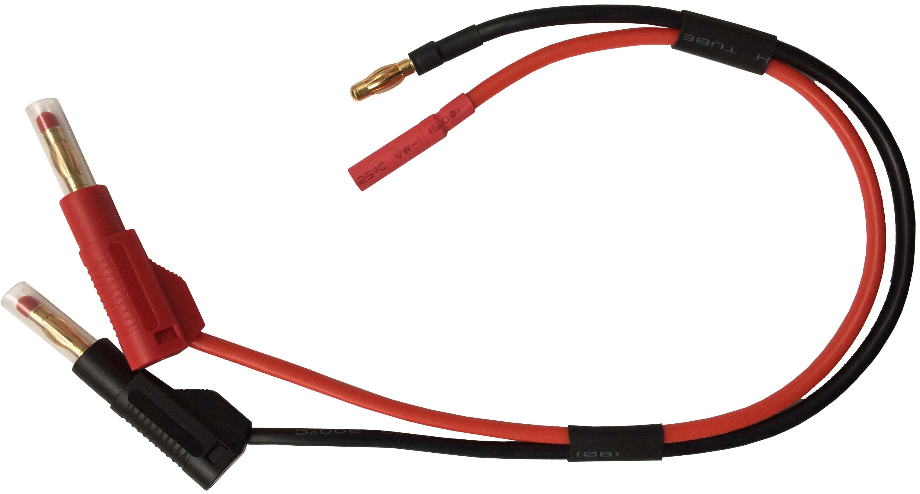 4-mm-Akkuladekabel |
mit stapelbarem 4-mm-Laborstecker
AWG 14, Silikon, 300 mm, verpackt