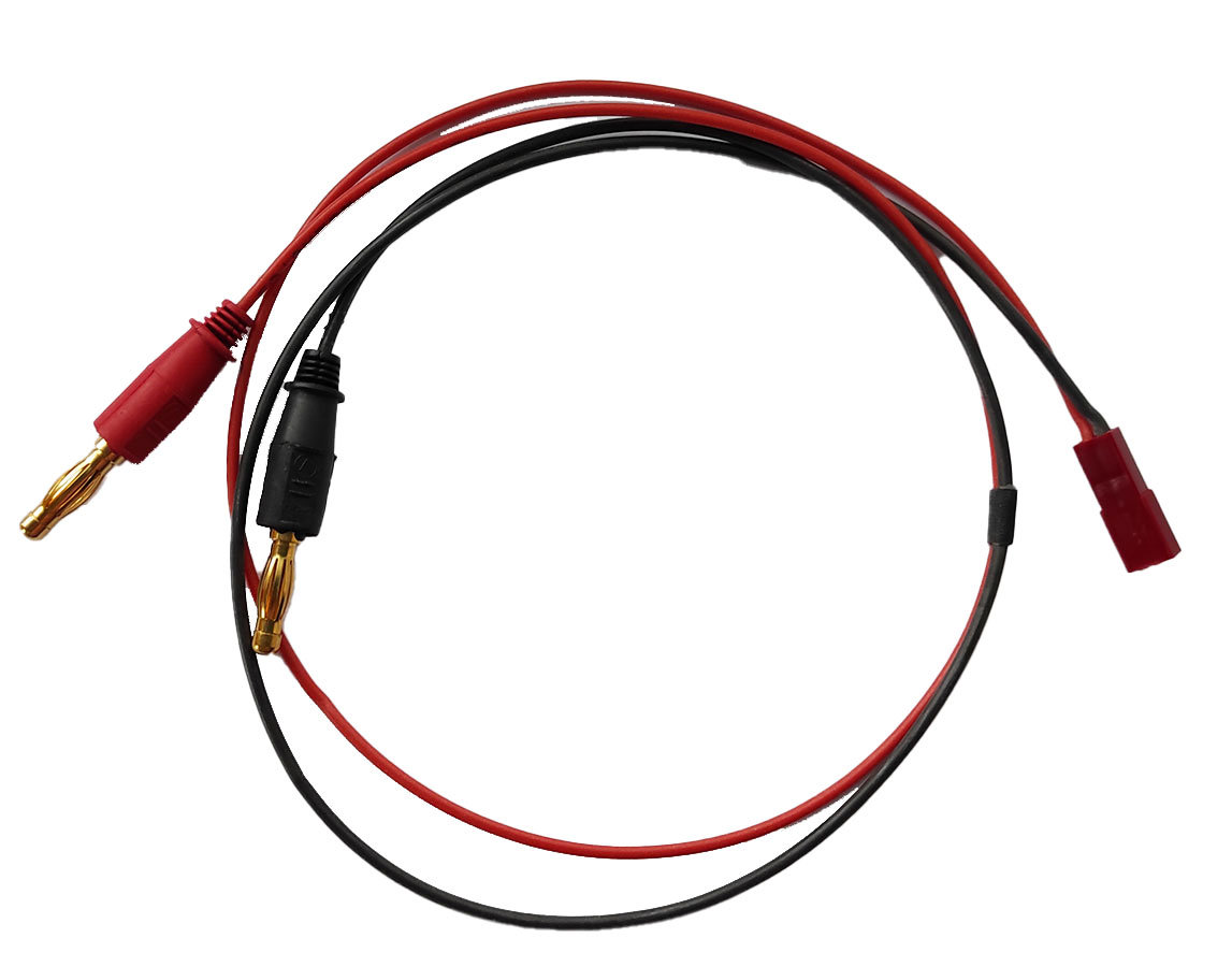 BEC-Akkuladekabel mit BEC-Stecker |
0,5 mm², Silikon, 50 cm, verpackt
- Made in Germany -