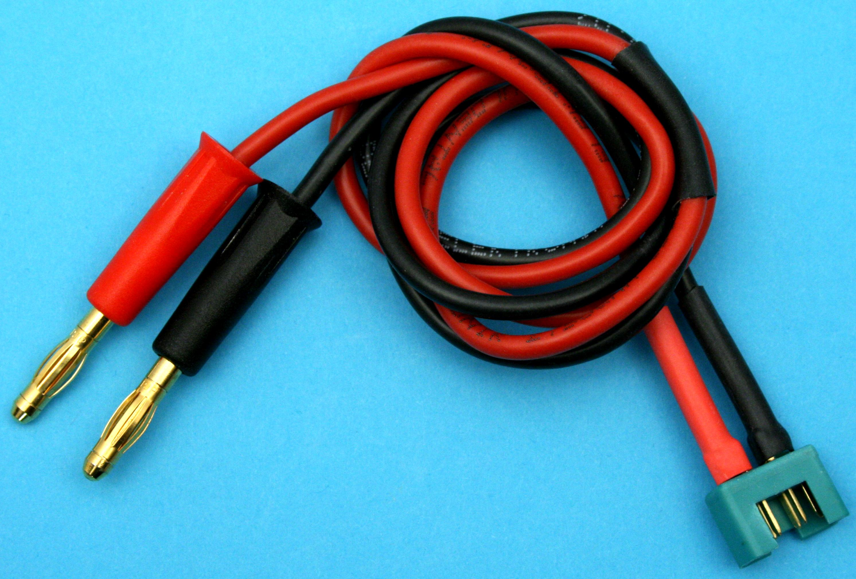 MPX-Akkuladekabel mit Hochstromstecker |
2,5 mm², Silikon, 50 cm, verpackt
- Made in Germany -