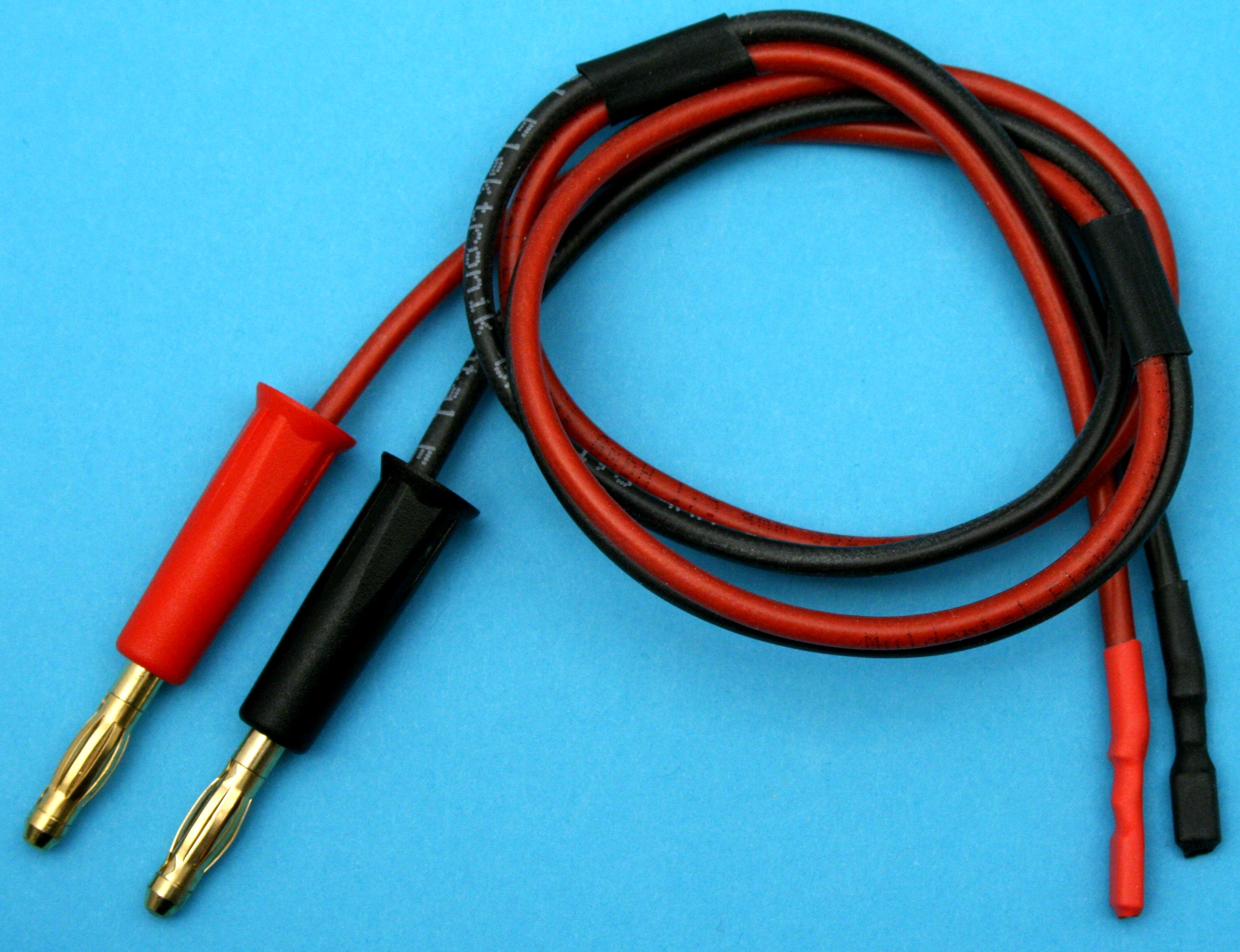 2,8 mm Akkuladekabel mit 2,8 mm Flachst. |
1,5 mm², Silikon, 50 cm, verpackt 
- Made in Germany -