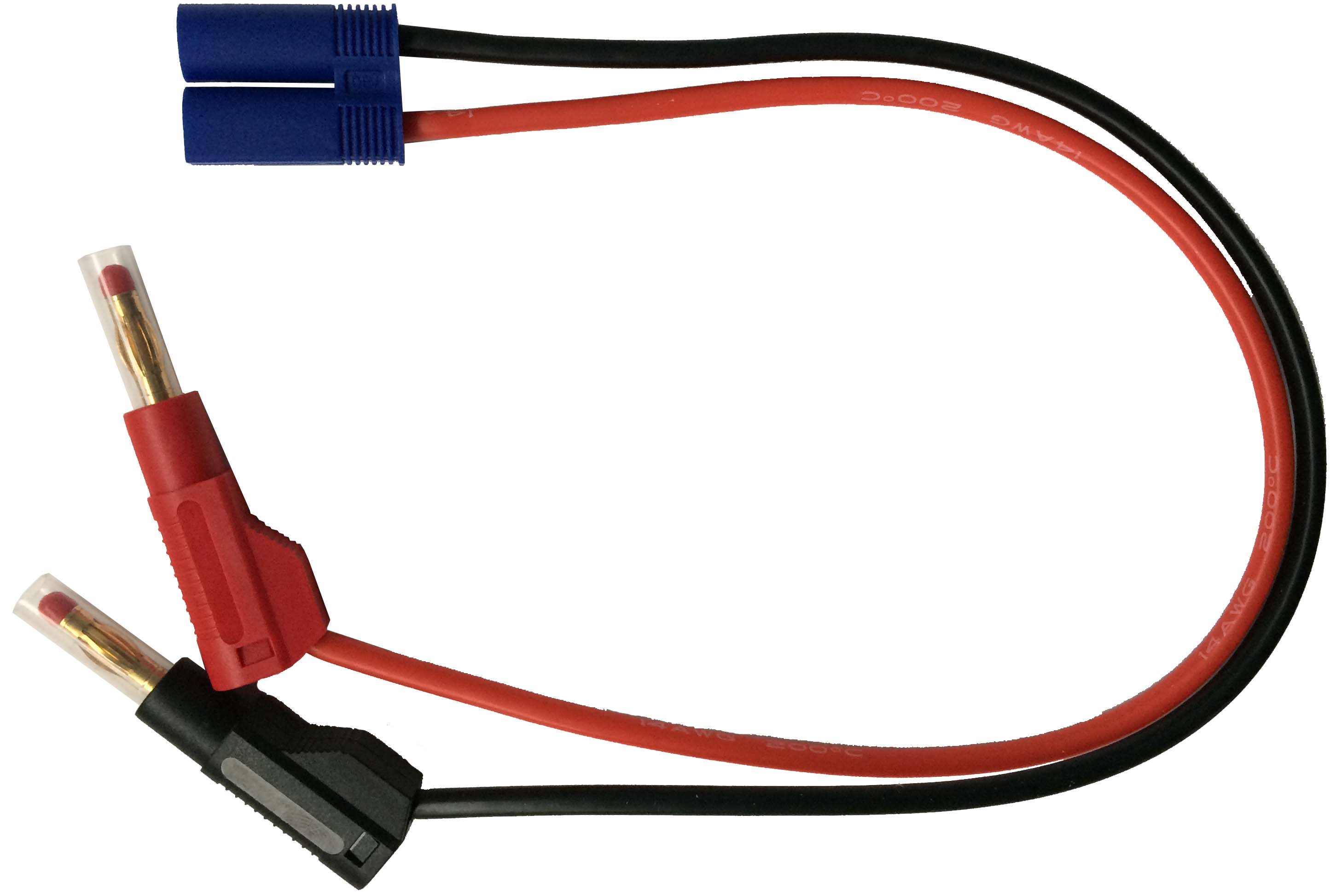 EC5-Akkuladekabel mit 2x5 mm Stecker |
2,5 mm² Silikon, 500 mm,verpackt
- Made in Germany -
(asiatische Alternative: 68602)