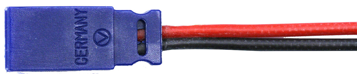 Empfängerakkugegenkabel Graupner |
0,5 mm², Silikon, 30 cm, verpackt
BLUE-LINE-SILIKON - Made in Germany -