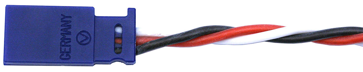 Servogegenkabel Futaba |
0,50 mm², Silikon, 30 cm, verdrillt, verpackt
BLUE-LINE-SILIKON - Made in Germany -

