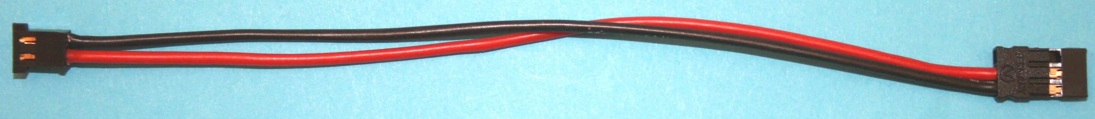 Adapterk. Graup. Senderakku -> JR Servo |
0,5 mm², Silikon, 15 cm, lose
- Made in Germany -
