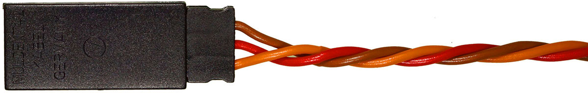 Servogegenkabel JR, 30 cm |
0,14 mm², PVC, verdrillt, lose 
- Made in Germany -