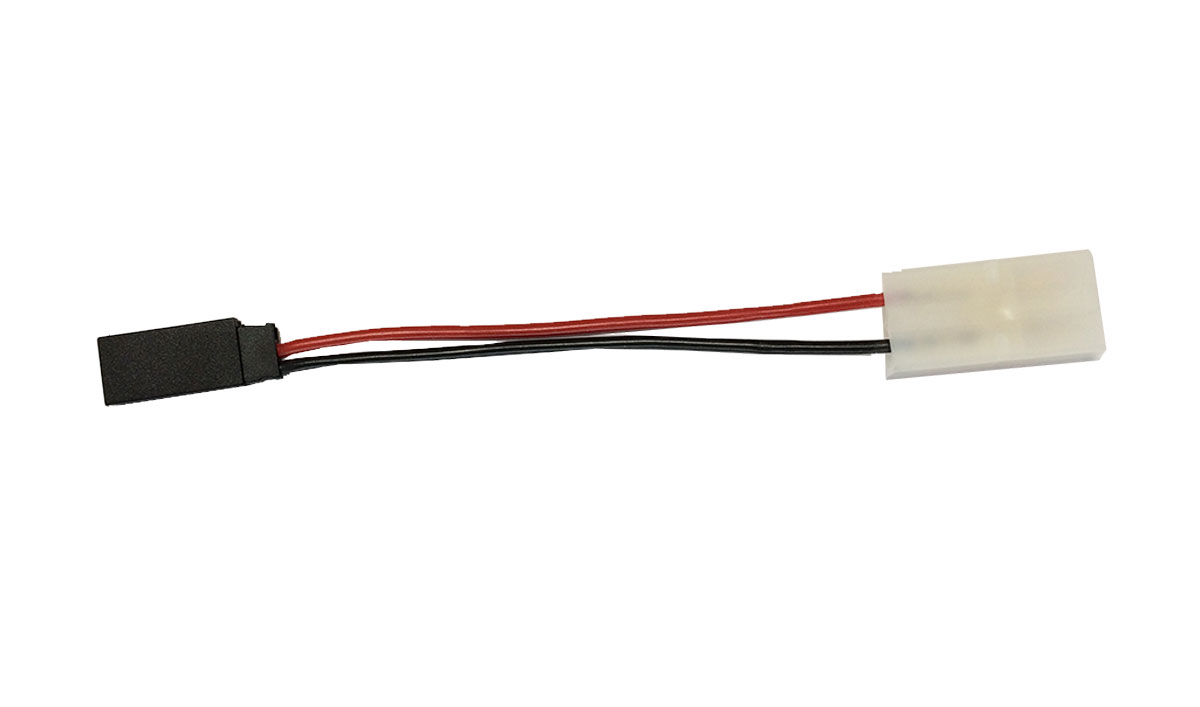 Adapter JST Stecker -> Futabakupplung |
0,5 mm², Silikon, 10 cm, lose 
- Made in Germany -
