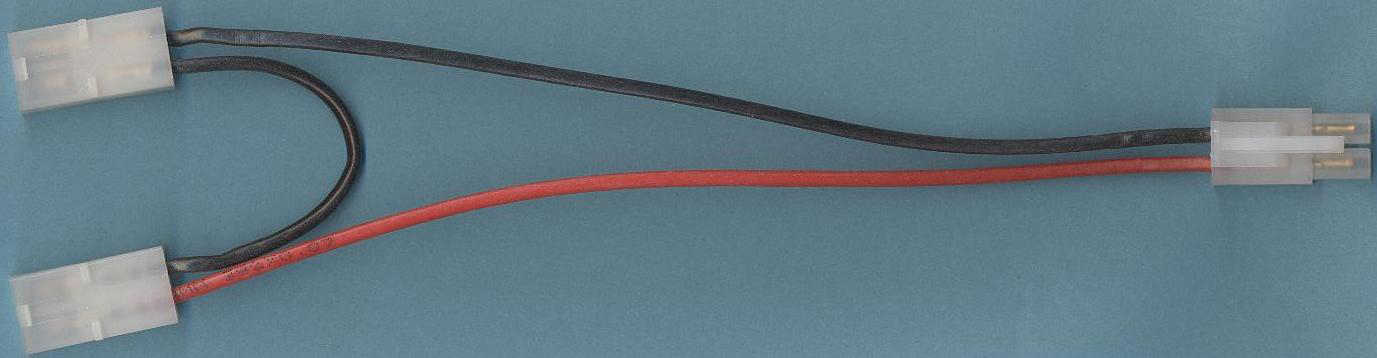 JST-Y-Kabel (2 Kyosho-Akkus in Reihe) |
1,50 mm², Silikon, 20 cm, lose 
- Made in Germany -