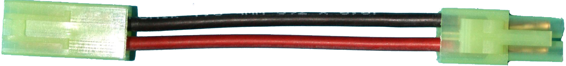 Adapter Mini-JST-Stecker->Mini-JST-Bu. |
0,75mm², Silikon, 10 cm, lose 
- Made in Germany -